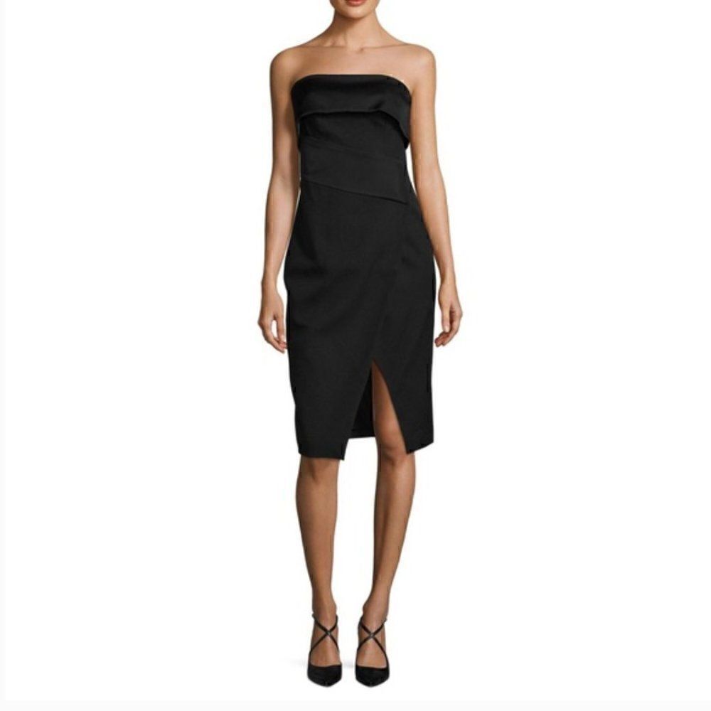 C/MEO COLLECTIVE Women's Crossing Borders Dress Black Size XS